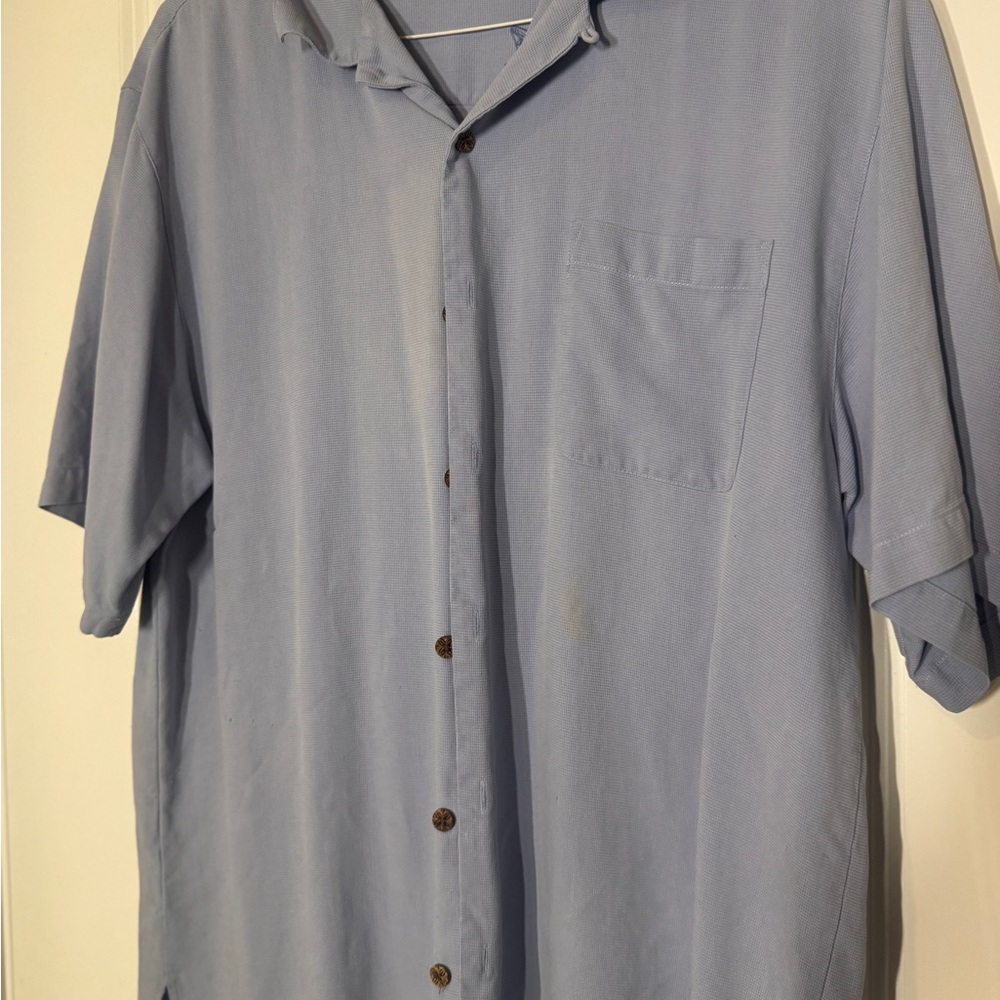 Tommy Bahama Light Blue Casual Button Down Shirt